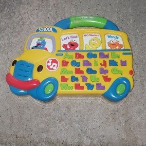 Sesame Street Vintage Mattel ABC school bus